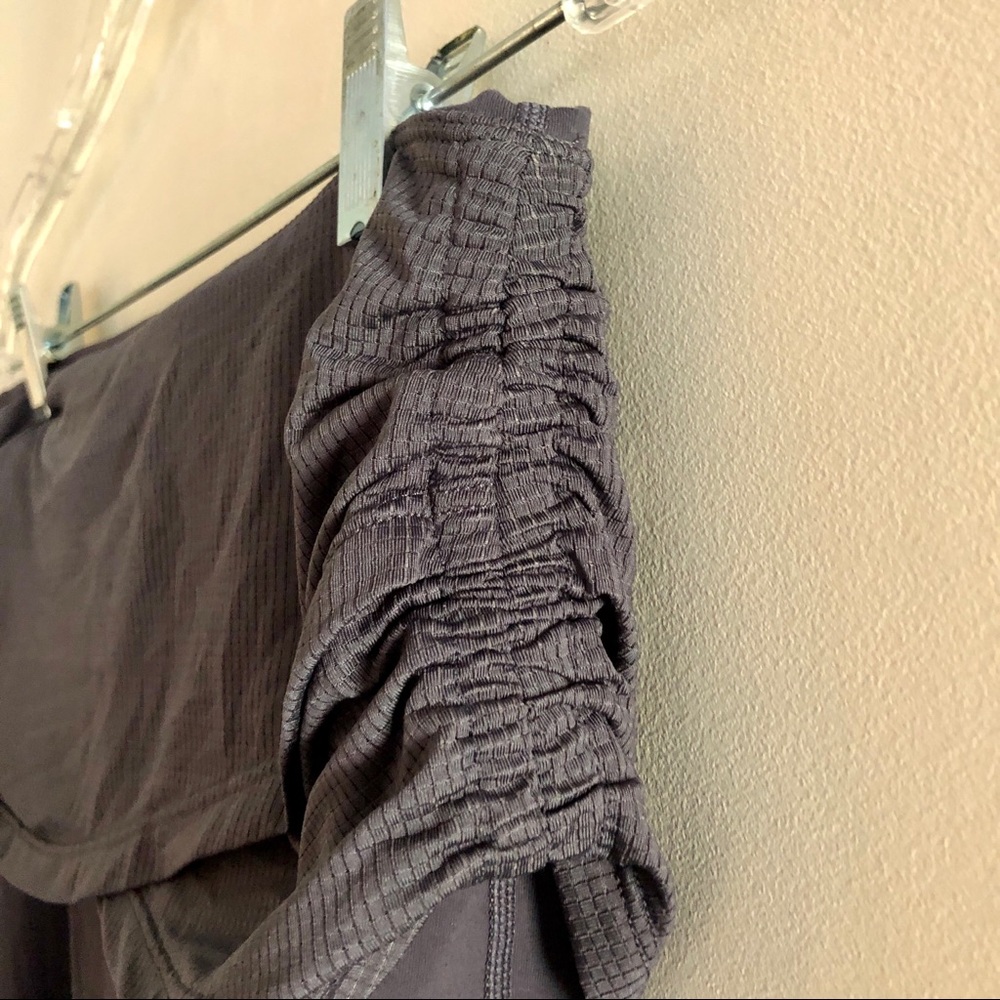 Fabletics Gray Fold Over Waistband Leggings - Picture 4 of 6